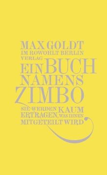 Ein buch namens - buch, zimbo: